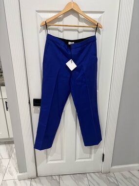 Scanlan Theodore,  Dress Pants in Cobalt Blue Size:10